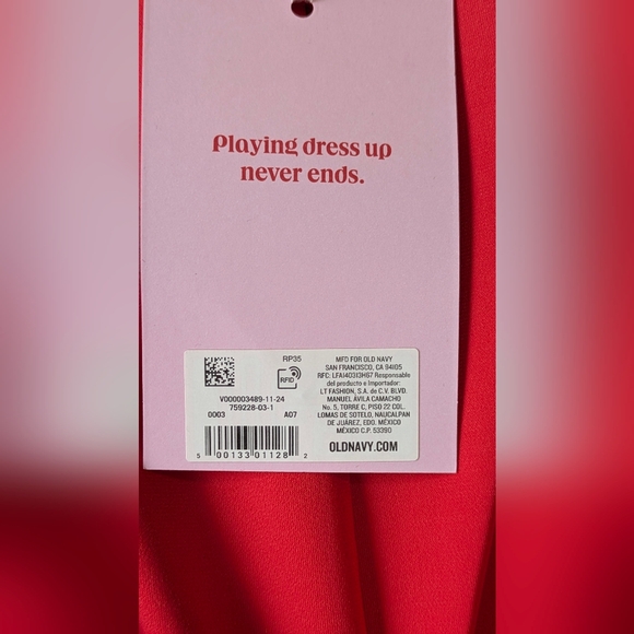 OLD NAVY The Occasion Maxi Dress, Size L, NWT, Coral - Picture 7 of 7